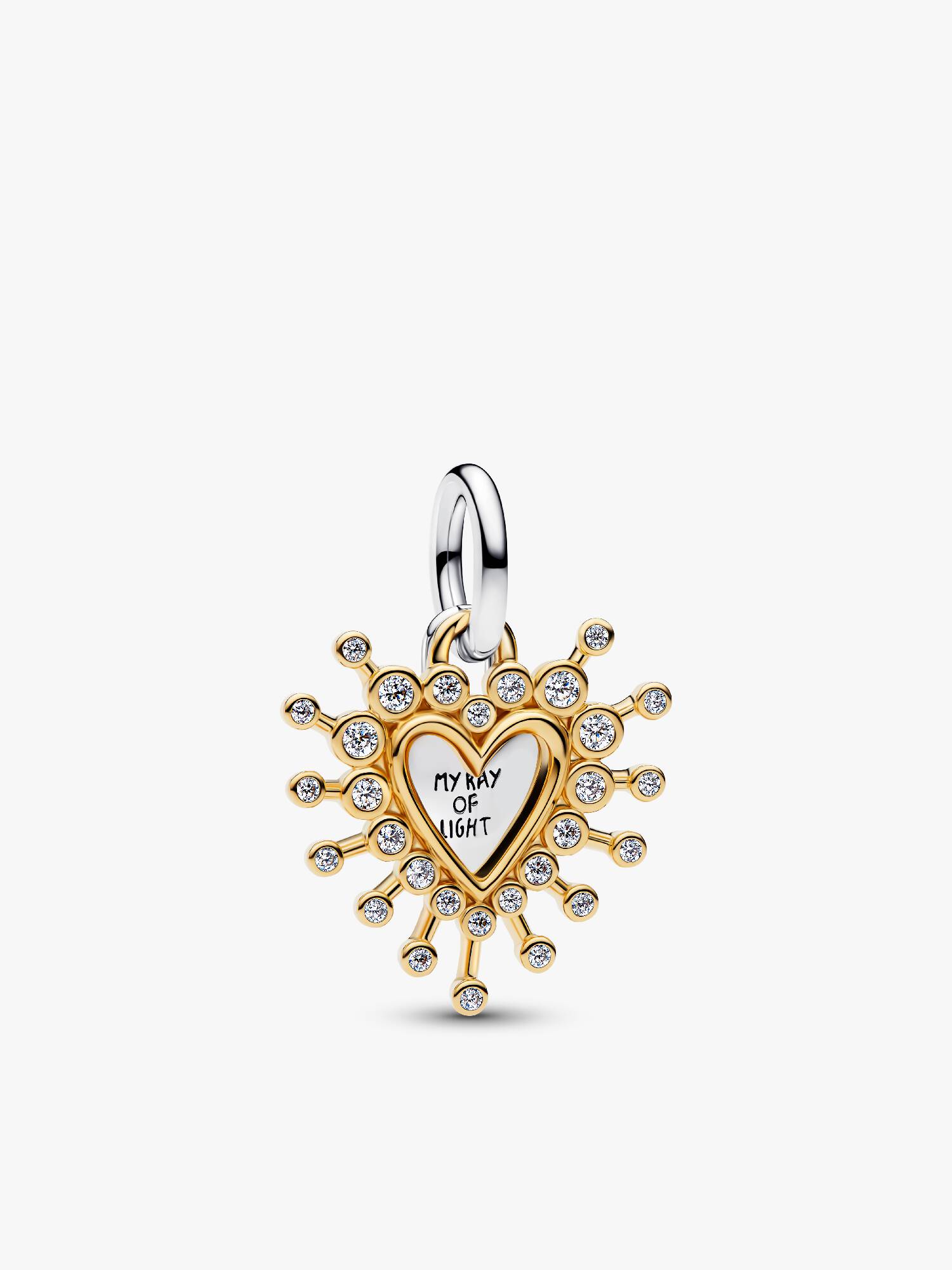 Radiant Heart Double Dangle Charm