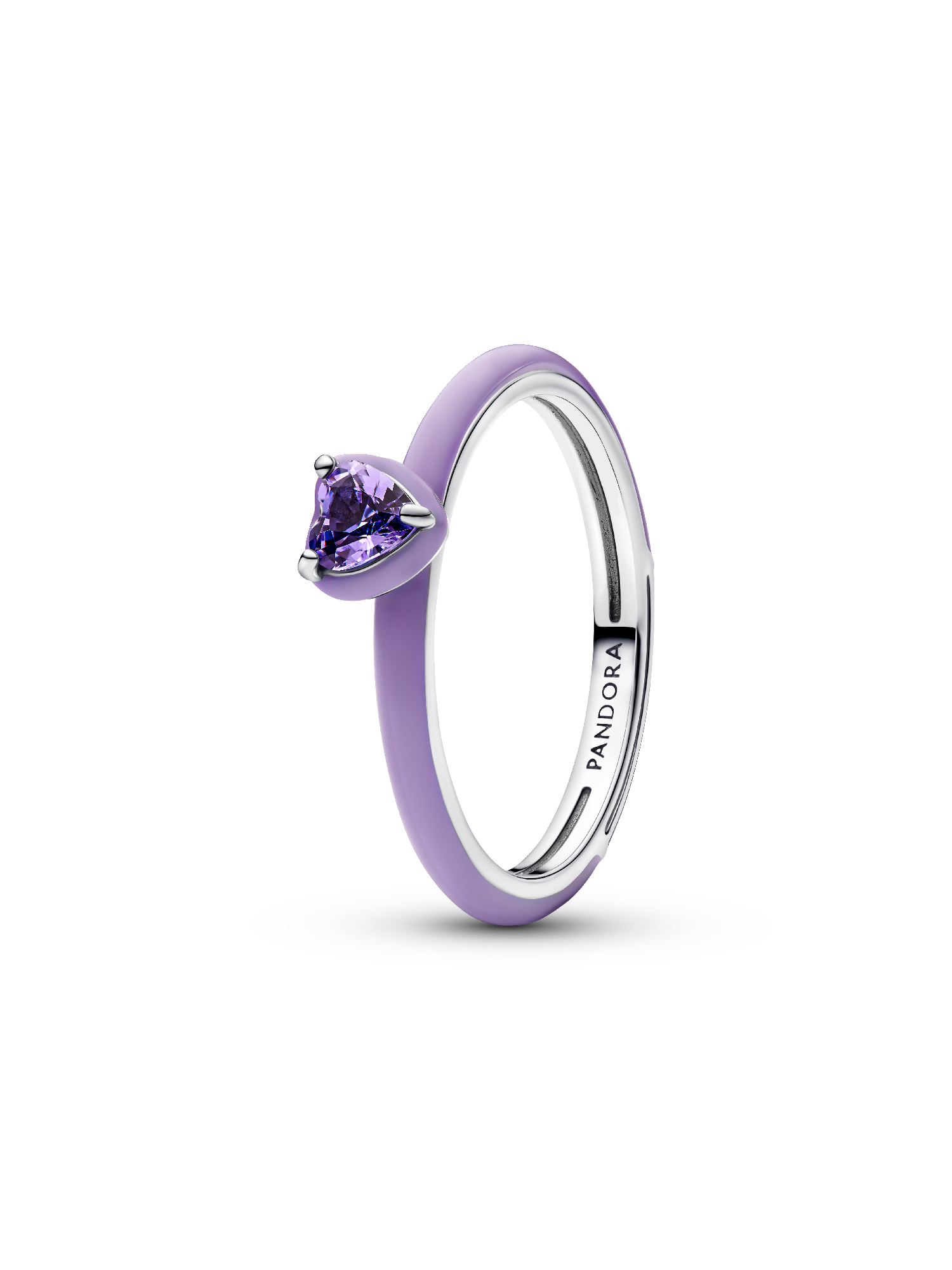 Purple Chakra Heart Ring