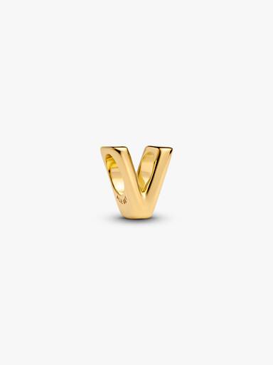 Letter V Alphabet Mini Charm