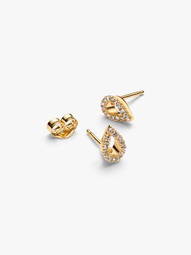 Pandora Infinite Lab-grown Diamond Pavé Stud Earrings
