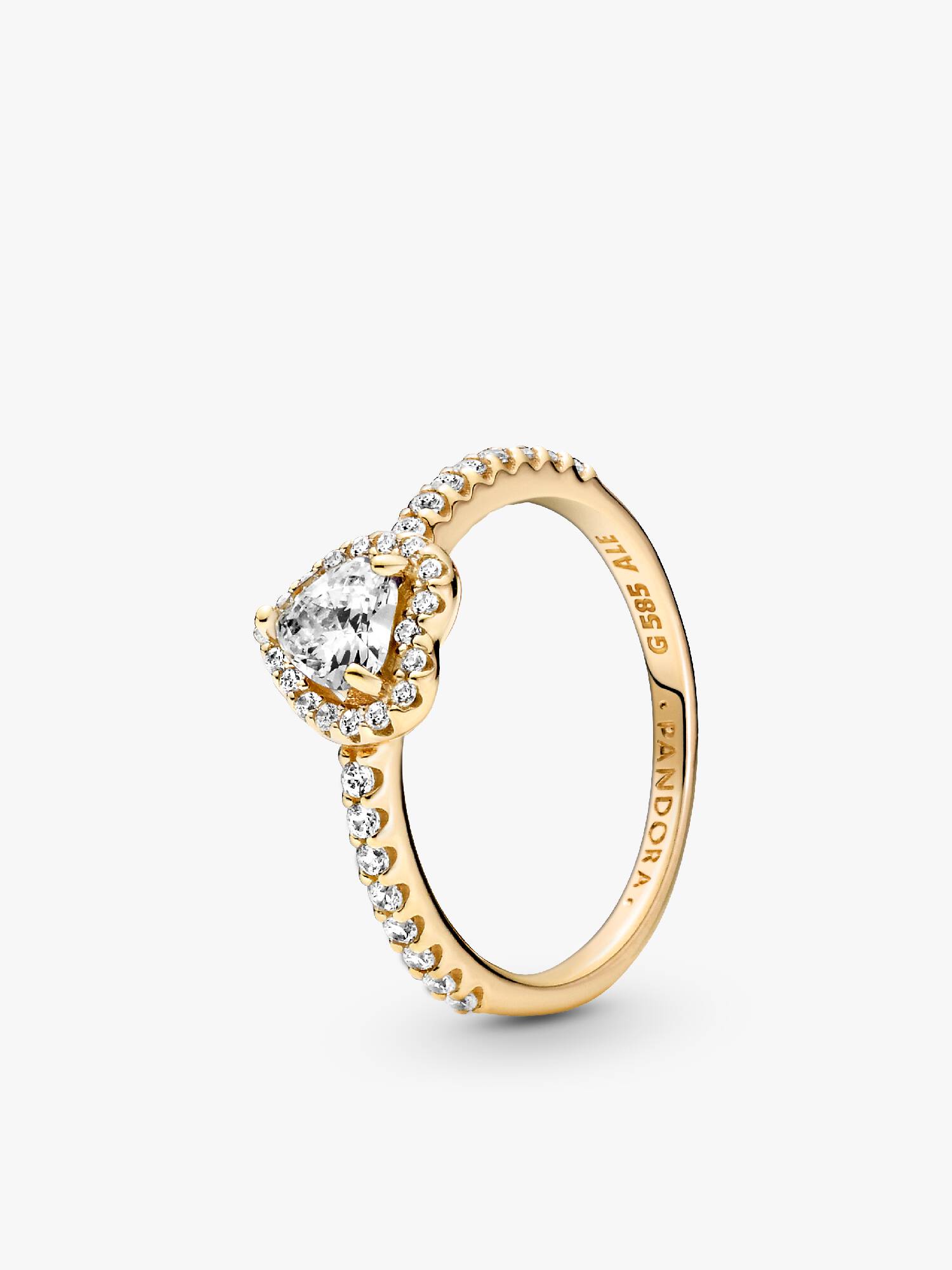 Elevated Heart Ring