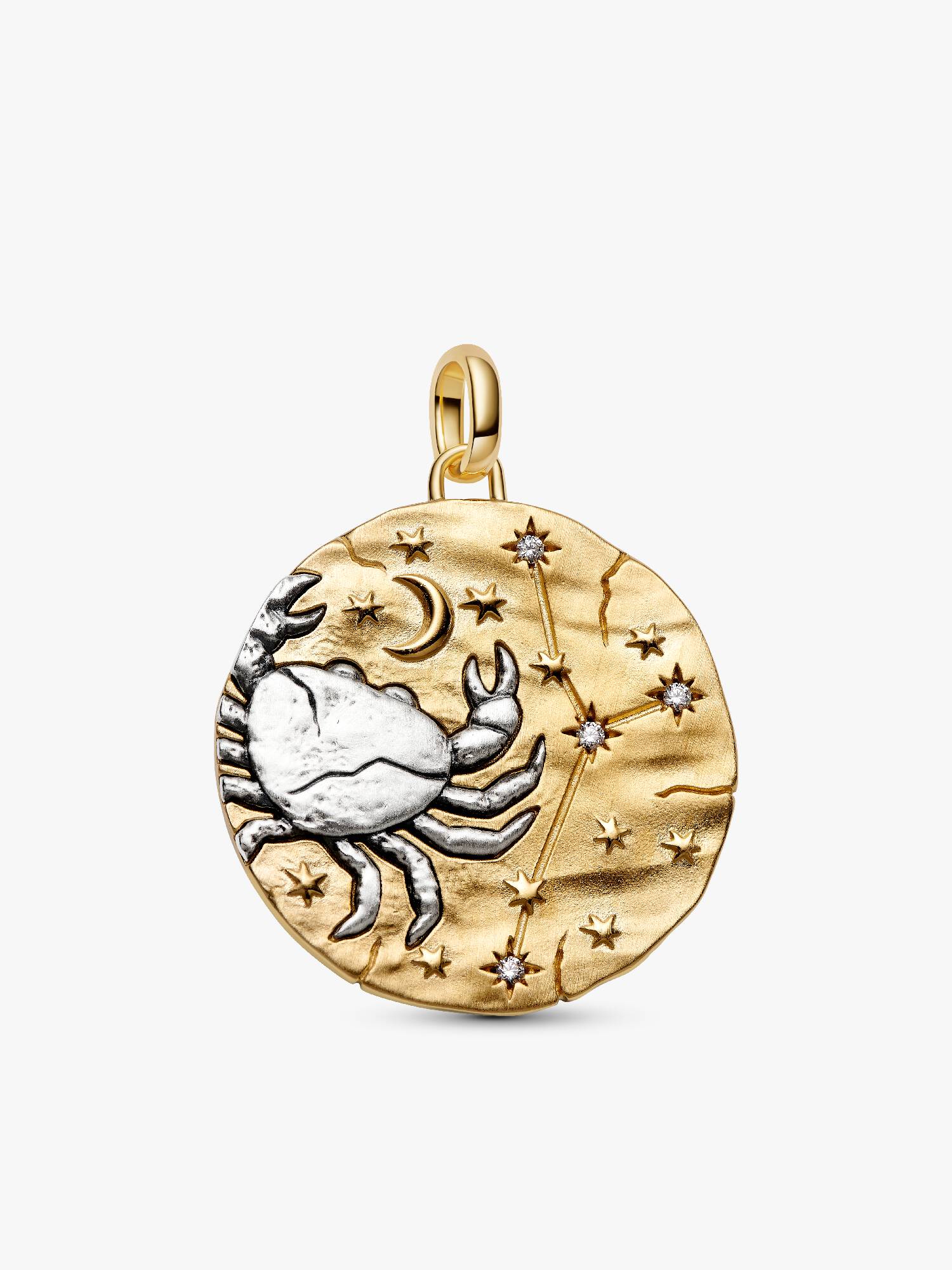 Cancer Zodiac Oversized Talisman Charm