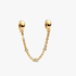 Triple Clear Stone Safety Chain Triple Clear Stone Safety Chain