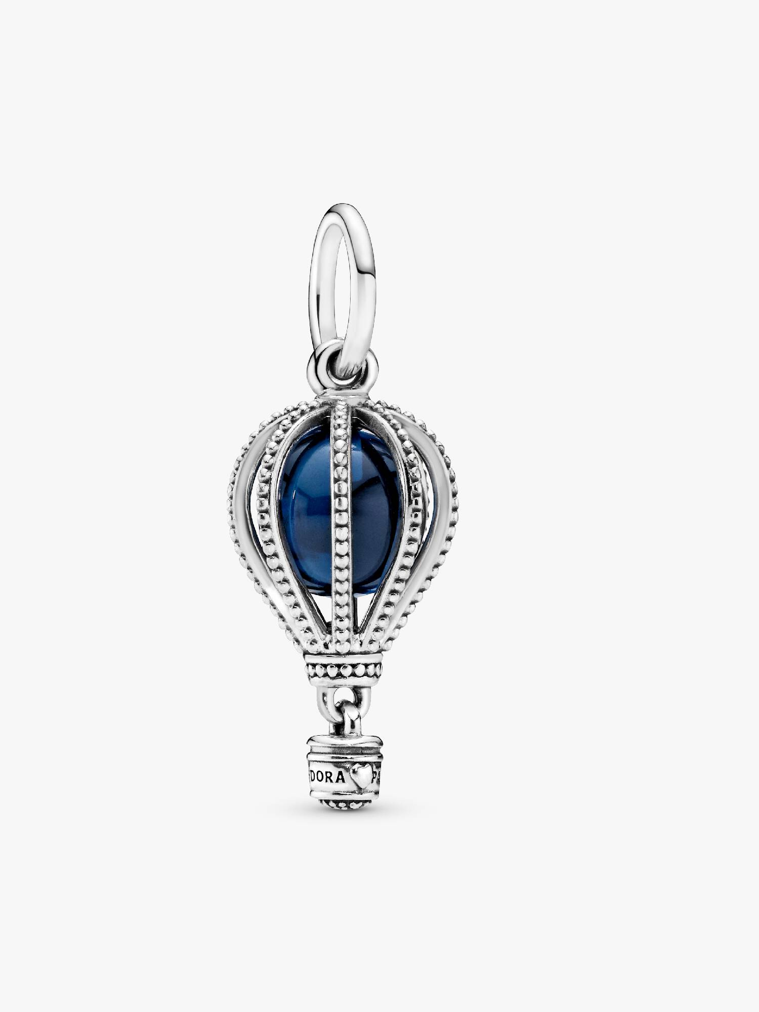Blue Hot Air Balloon Travel Charm