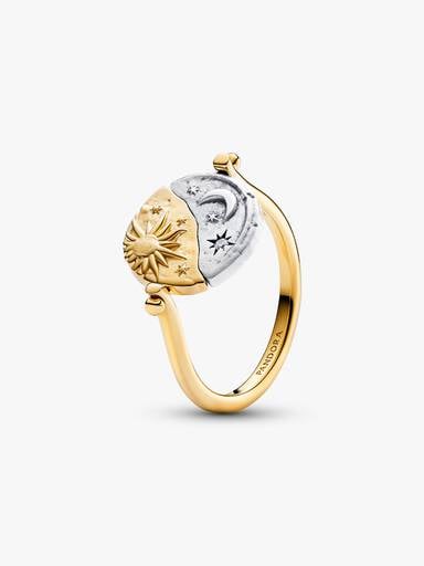 Sun & Moon Reversible Talisman Ring