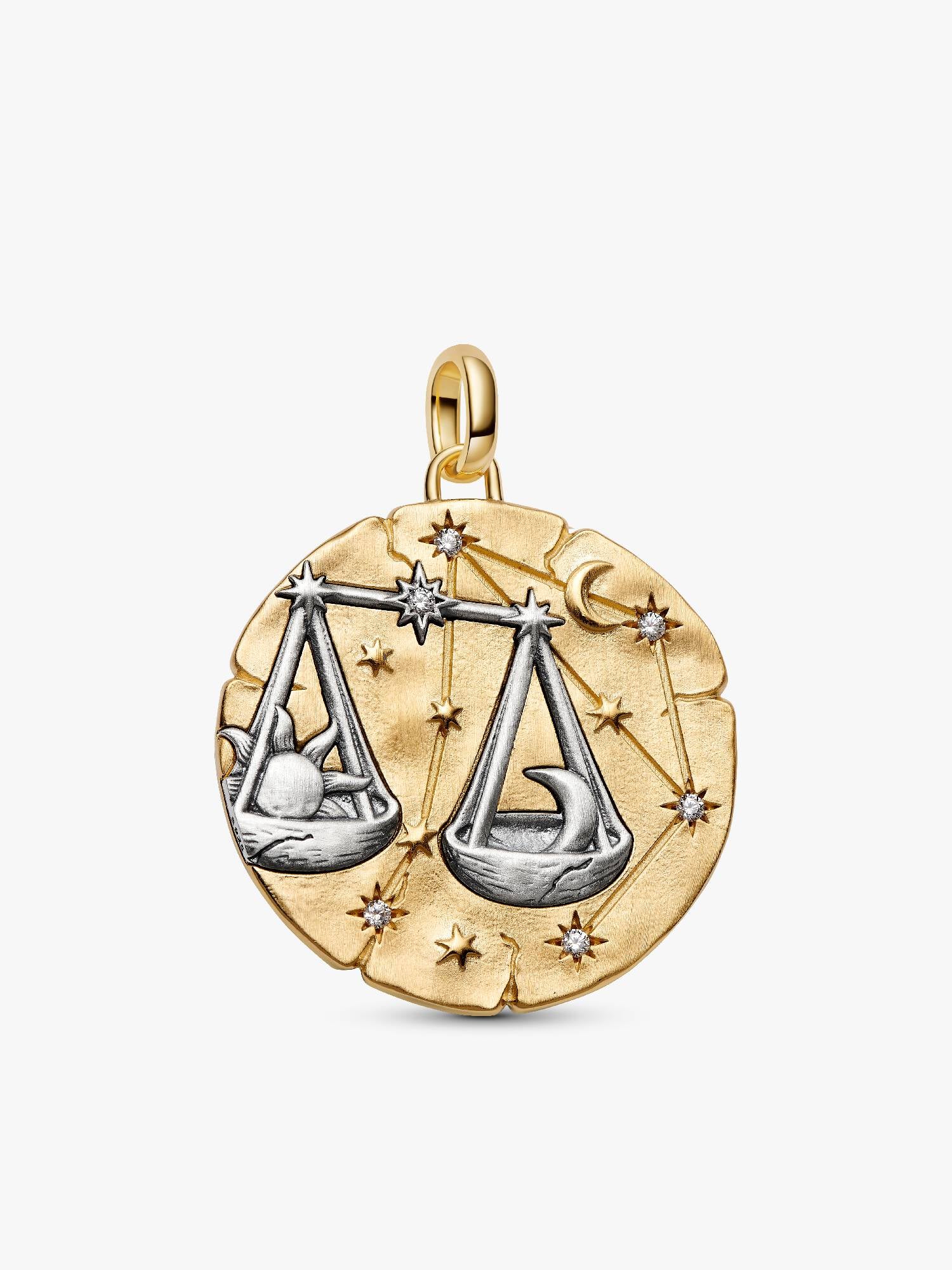 Libra Zodiac Oversized Talisman Charm