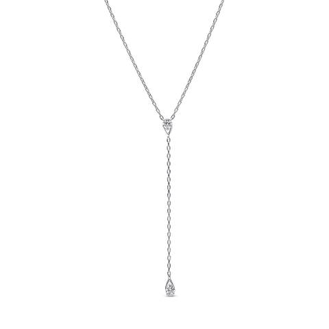 Pandora Infinite Sterling Silver Lab-grown Diamond Drop Necklace