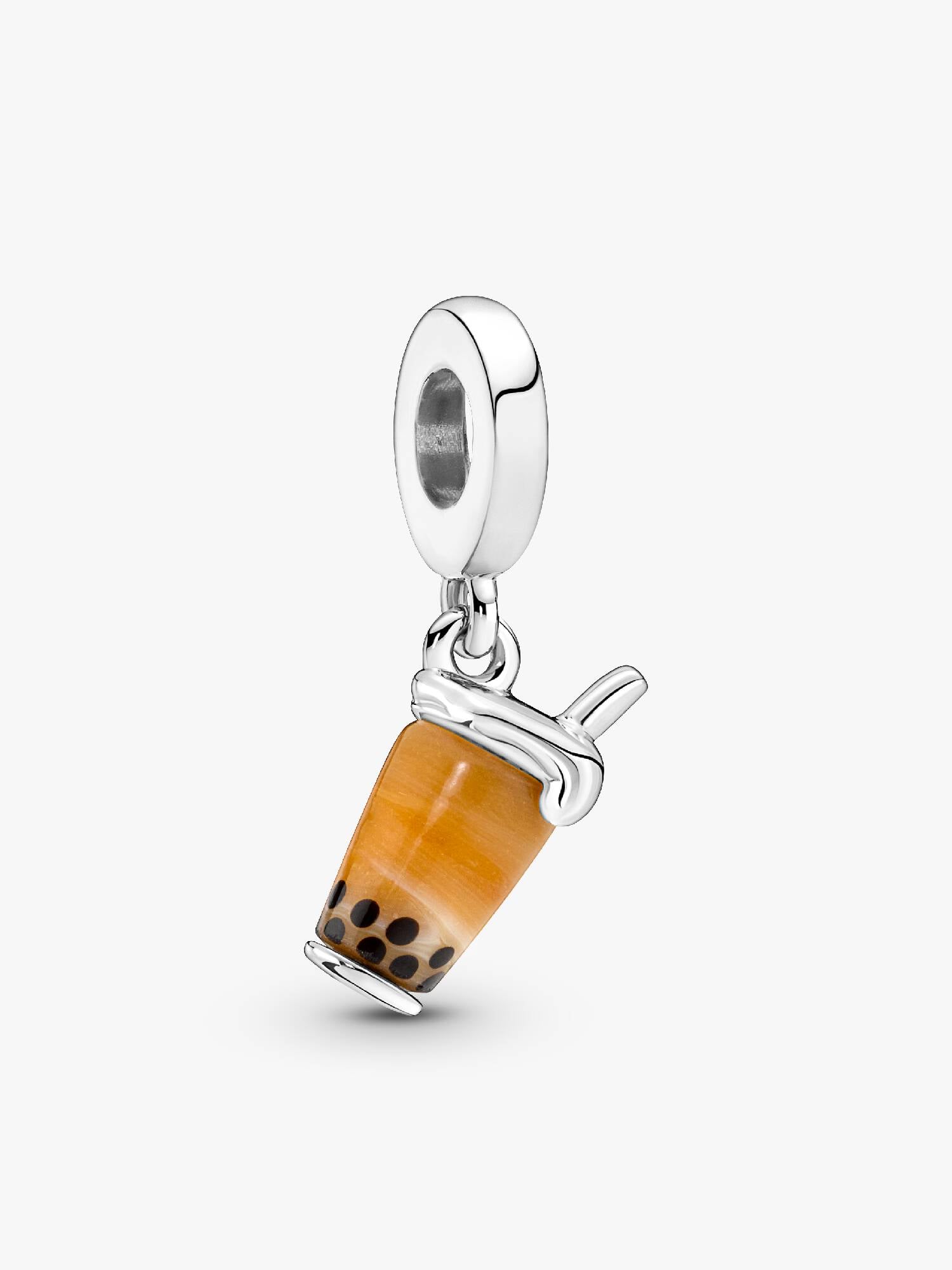 Murano Glass Bubble Tea Dangle Charm
