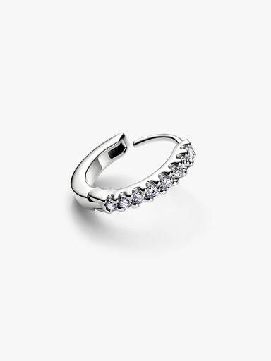 Pandora Era Lab-Grown Diamond Pavé Single Hoop Earring