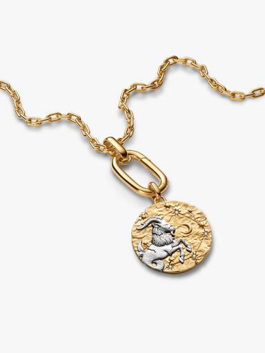 Capricorn Zodiac Oversized Talisman Charm