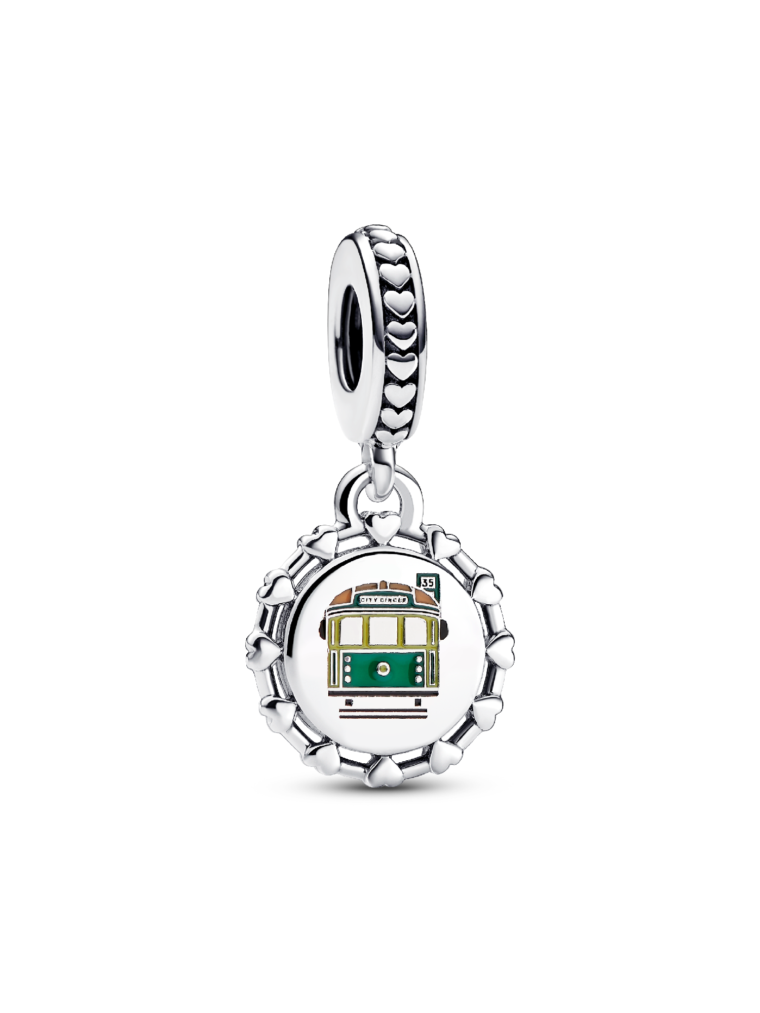 Melbourne Tram Dangle Charm | Pendant | Sterling silver | Pandora AU