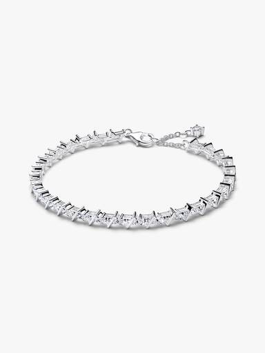 Sparkling Triangle Tennis Bracelet