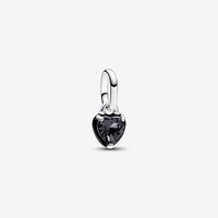 Pandora ME Black Chakra Heart Mini Dangle Charm | Sterling silver | Pandora AU