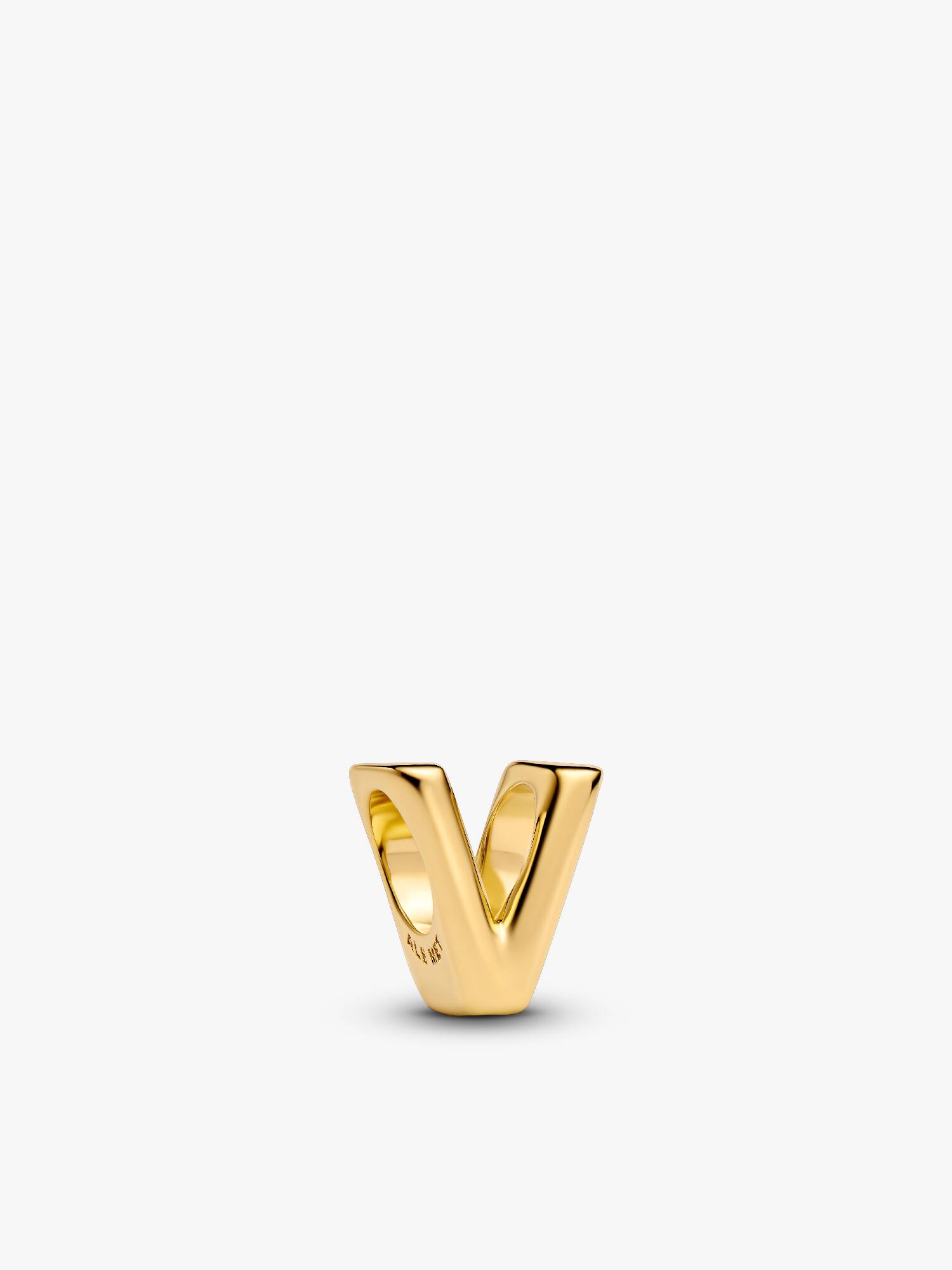 Letter V Alphabet Mini Charm