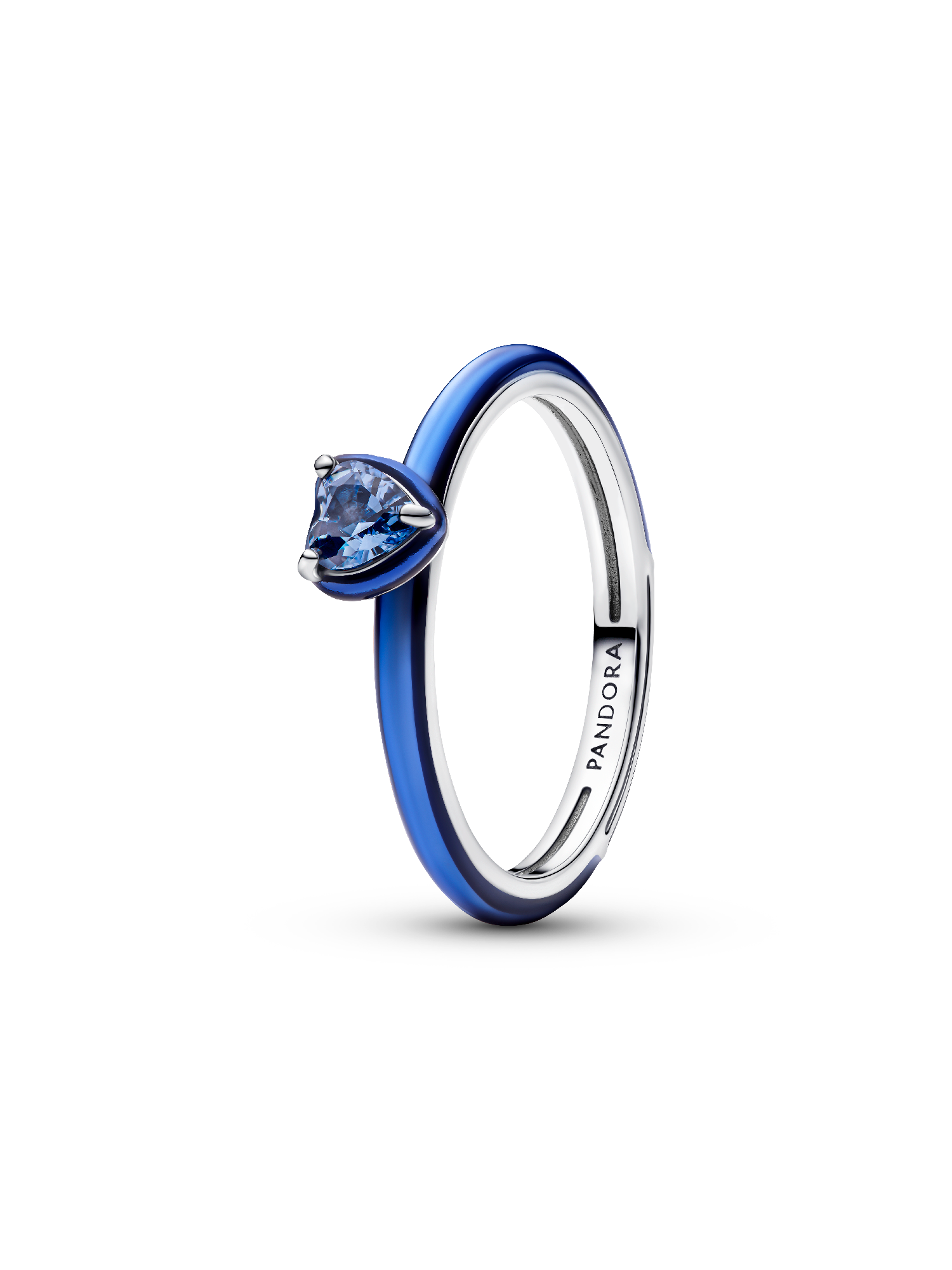 Blue Chakra Heart Ring