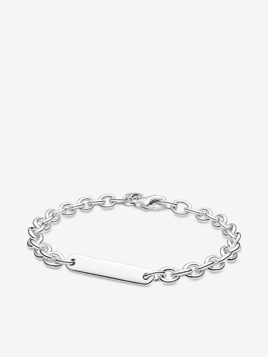Engravable Bar Link Bracelet