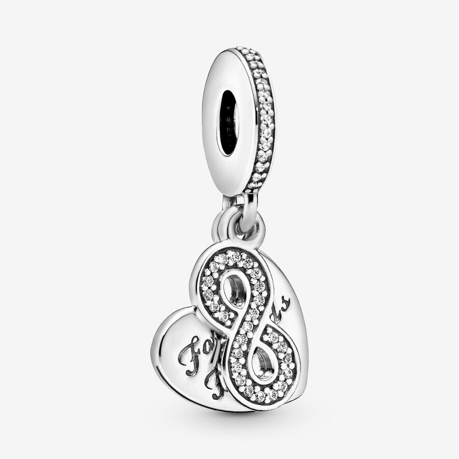 Forever Friends Heart Dangle Charm image number 0