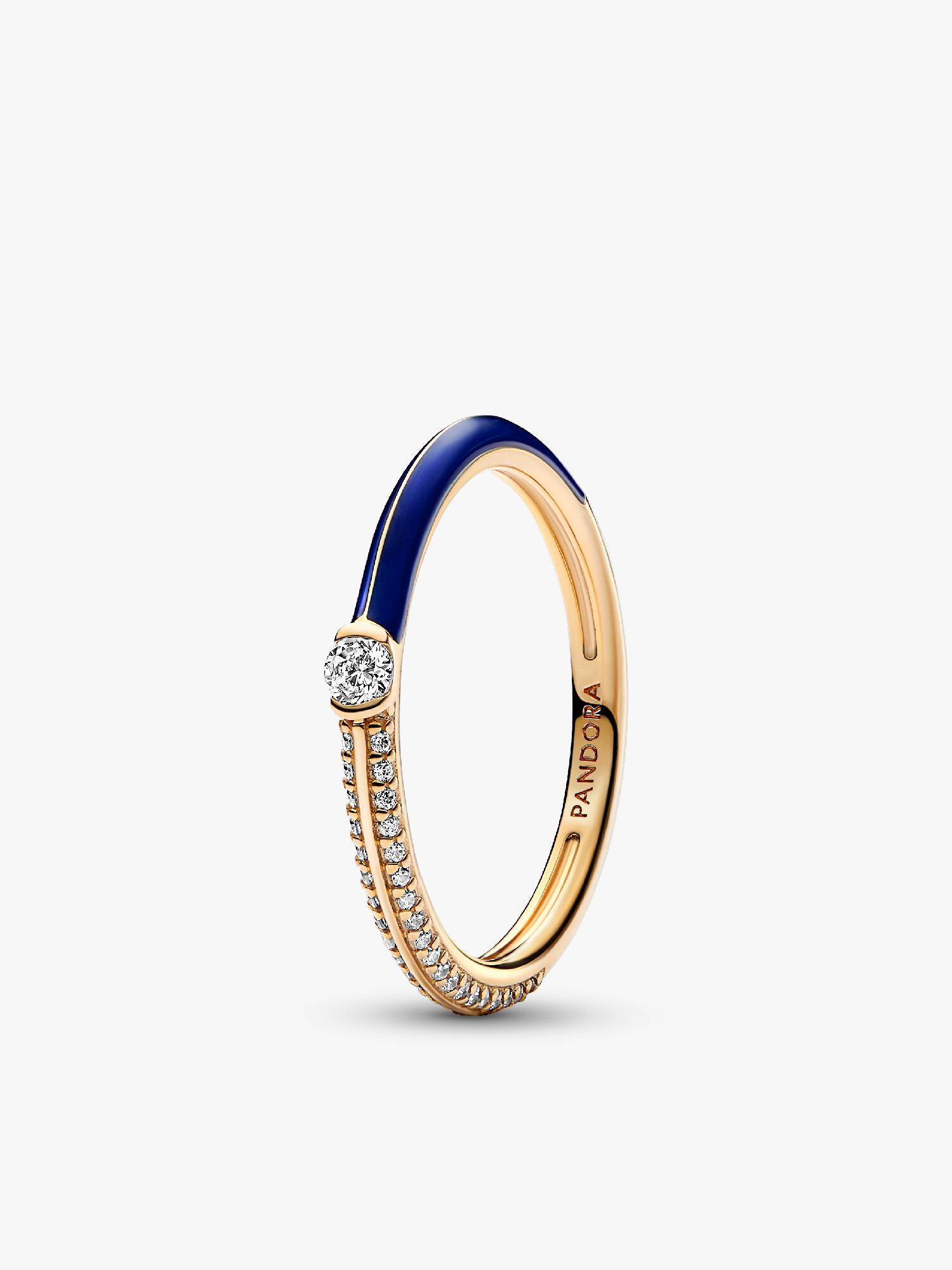 Pavé & Blue Dual Ring