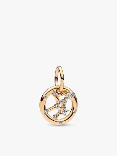 Virgo Zodiac Charm and Necklace Set