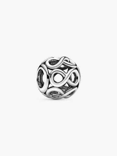 Openwork Infinity Charm