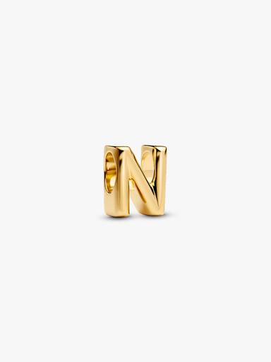 Letter N Alphabet Mini Charm