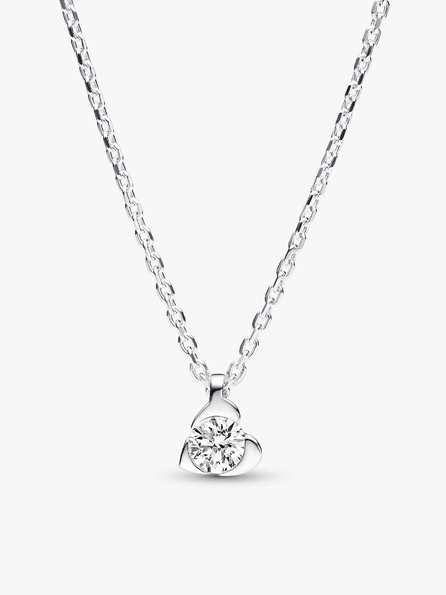 Pandora Talisman Lab-Grown Diamond Heart Pendant Necklace