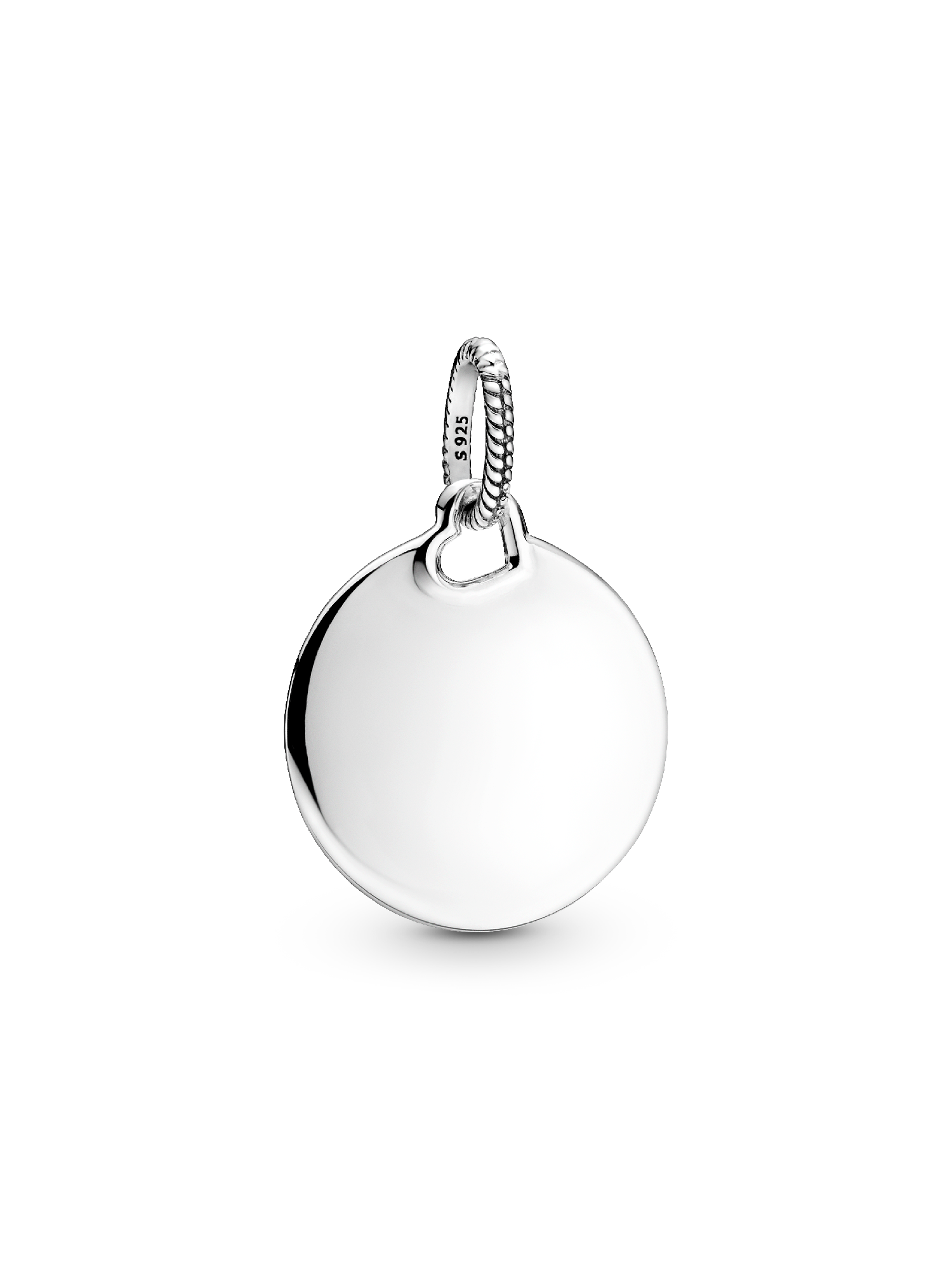 Engravable Round Tag Pendant