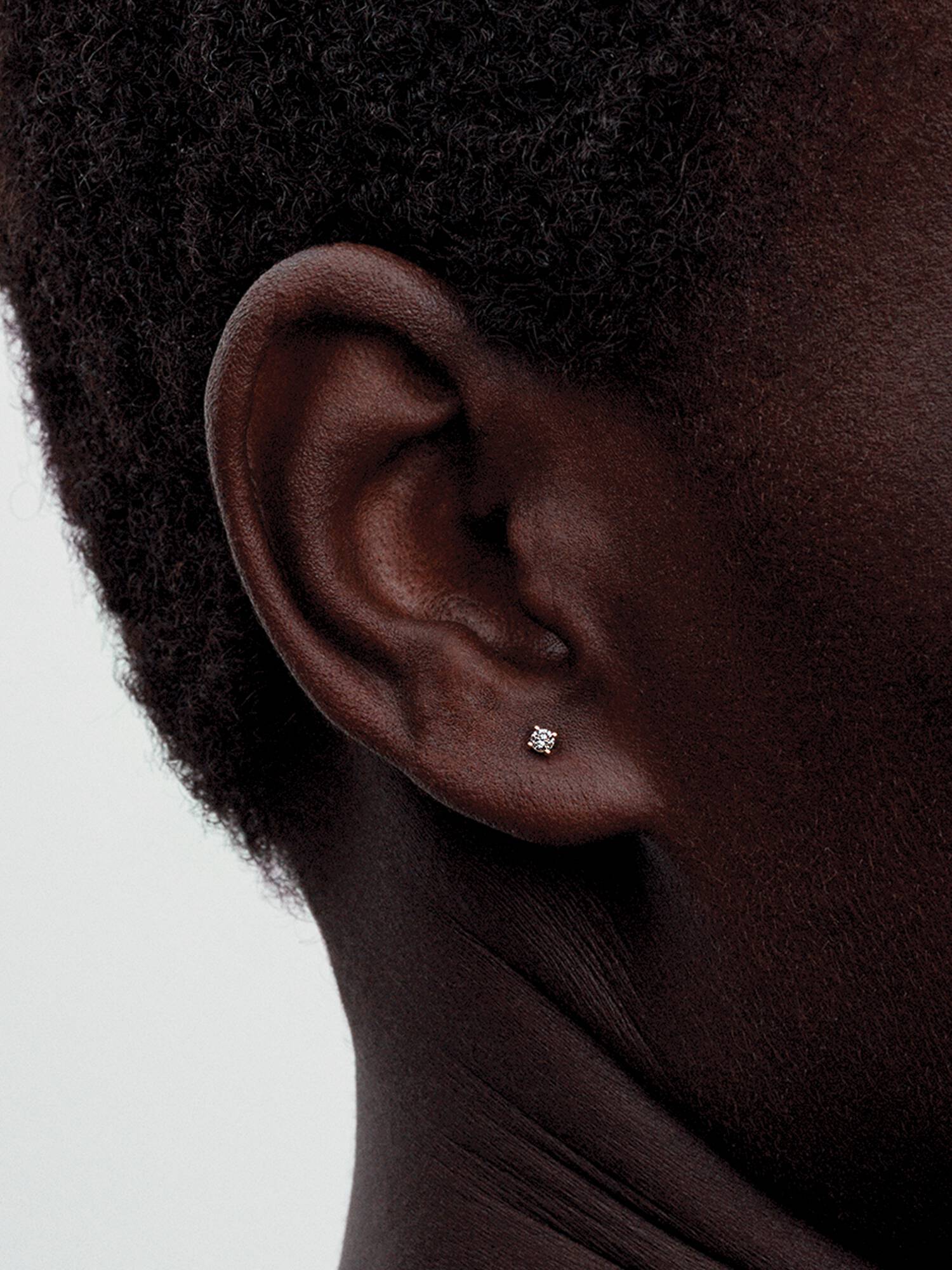 Pandora Era 14k Gold Lab-grown Diamond Single Stud Earring