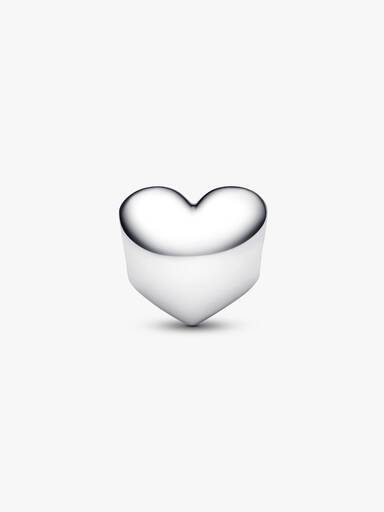 Engravable September Crystal Birthstone Heart Charm