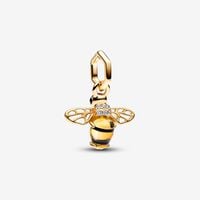 Sparkling Bee Dangle Charm | Gold plated | Pandora AU