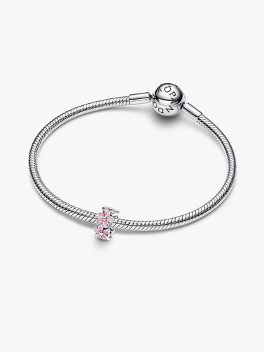 Pink Daisy Spacer Charm