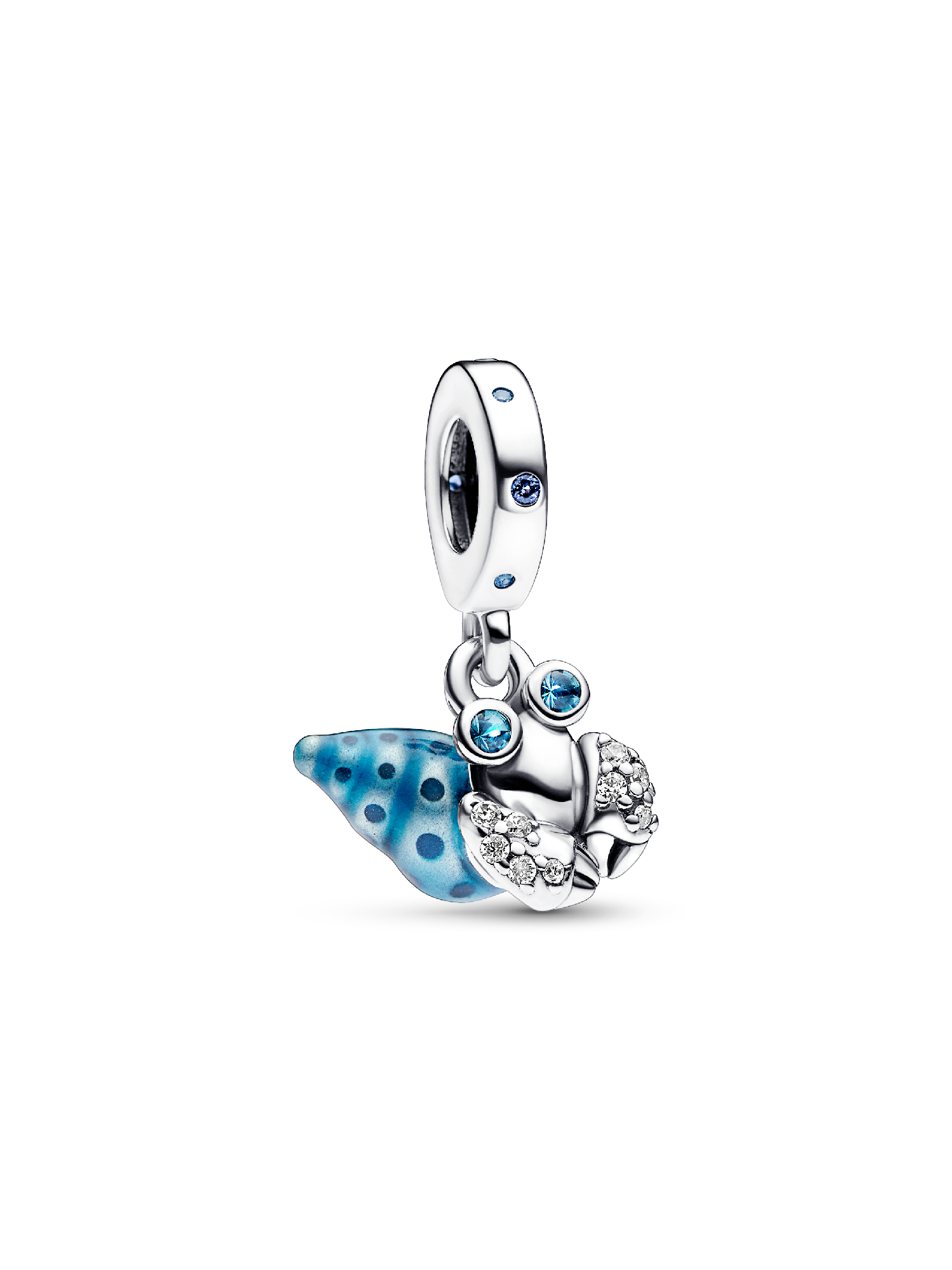 Glow-in-the-dark Hermit Crab Dangle Charm