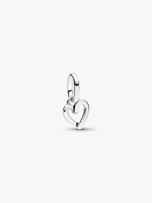 792808c01 Pandora ME Freehand Heart Mini Dangle Charm | Sterling silver | Pandora AU