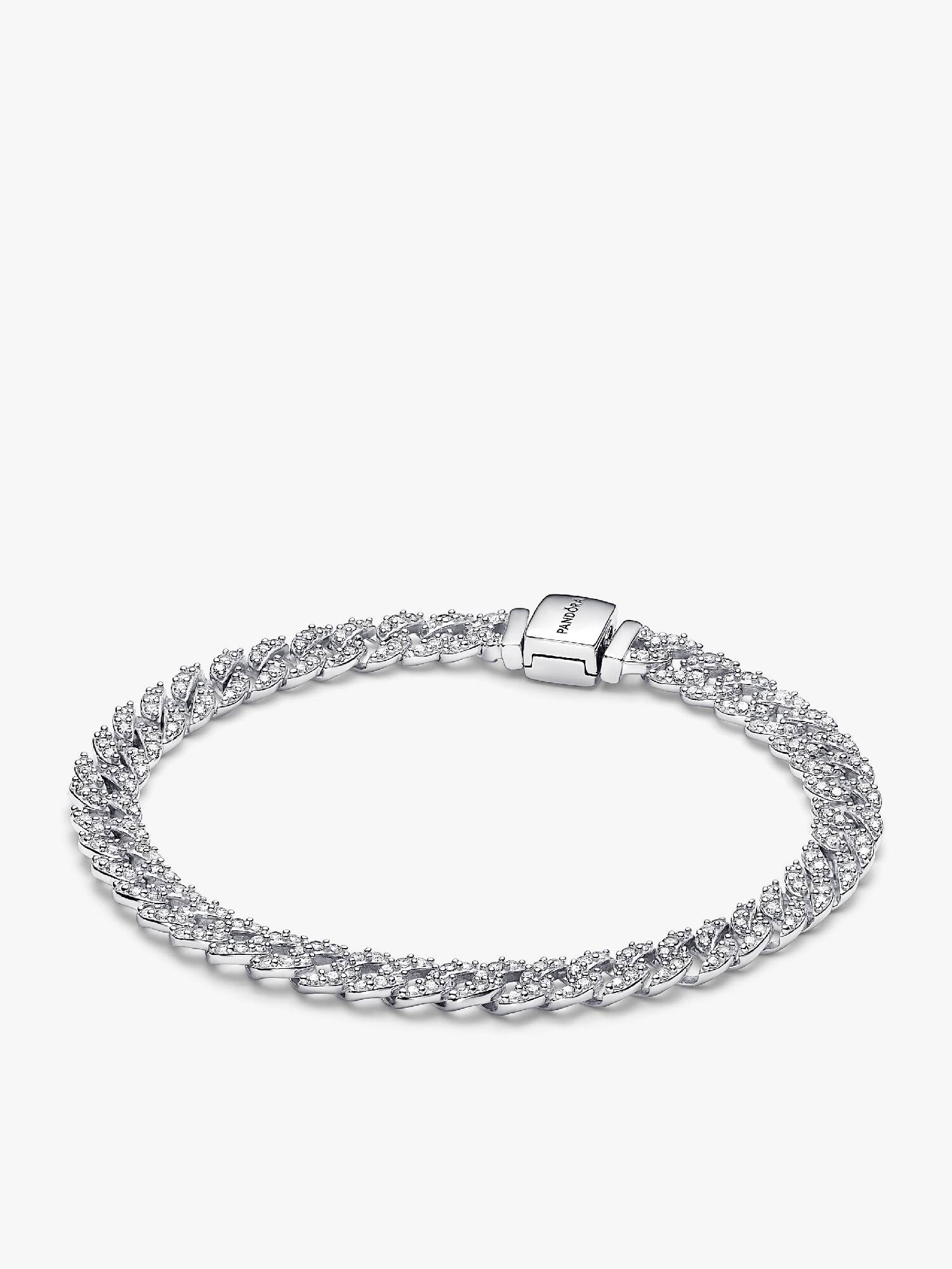 Pandora Timeless Pavé Cuban Chain Bracelet