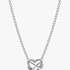 Sparkling Infinity Heart Collier Necklace Sparkling Infinity Heart Collier Necklace