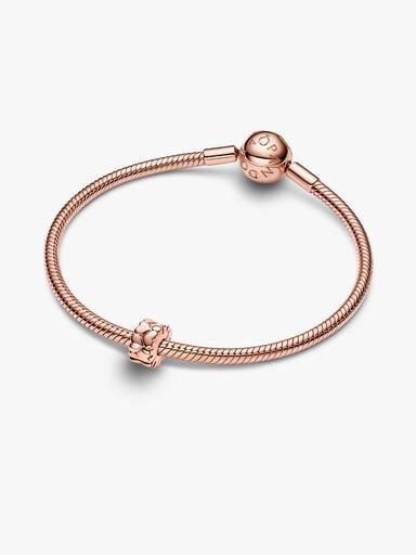 Hearts 14k rose gold-plated clip