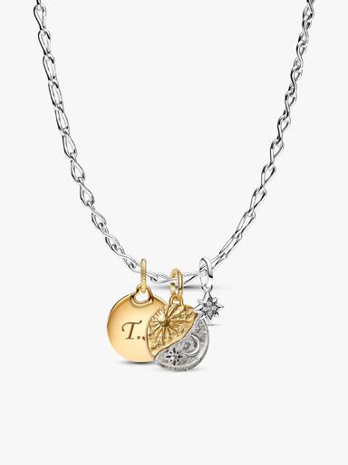 Cosmic Balance Engravable Necklace Set