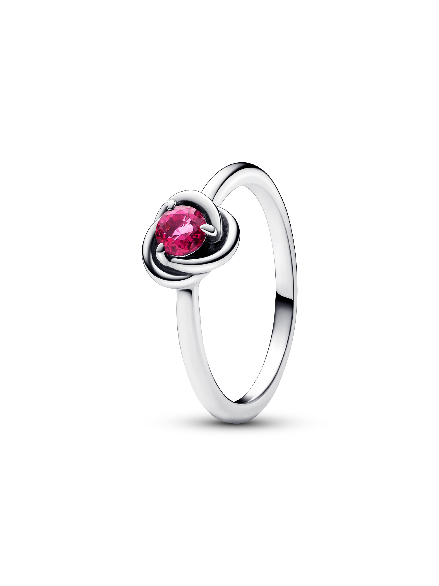 October Crystal Birthstone Eternity Circle Ring