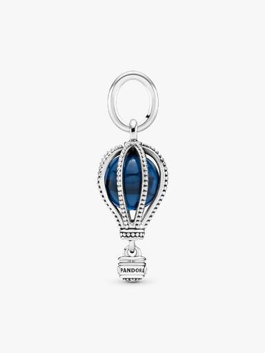 Blue Hot Air Balloon Travel Charm