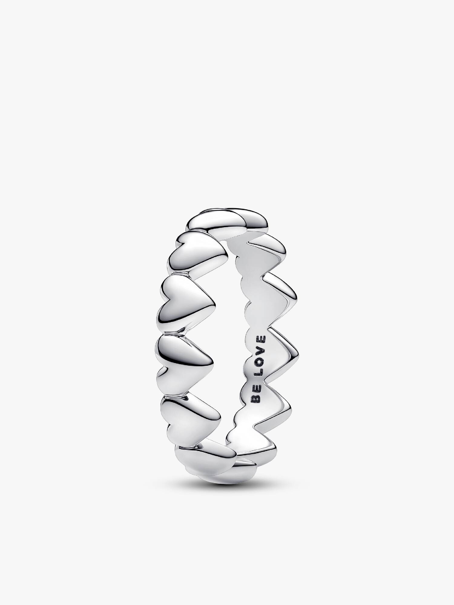 Row of Hearts Ring