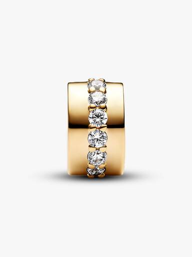 Clear Sparkling Row Clip