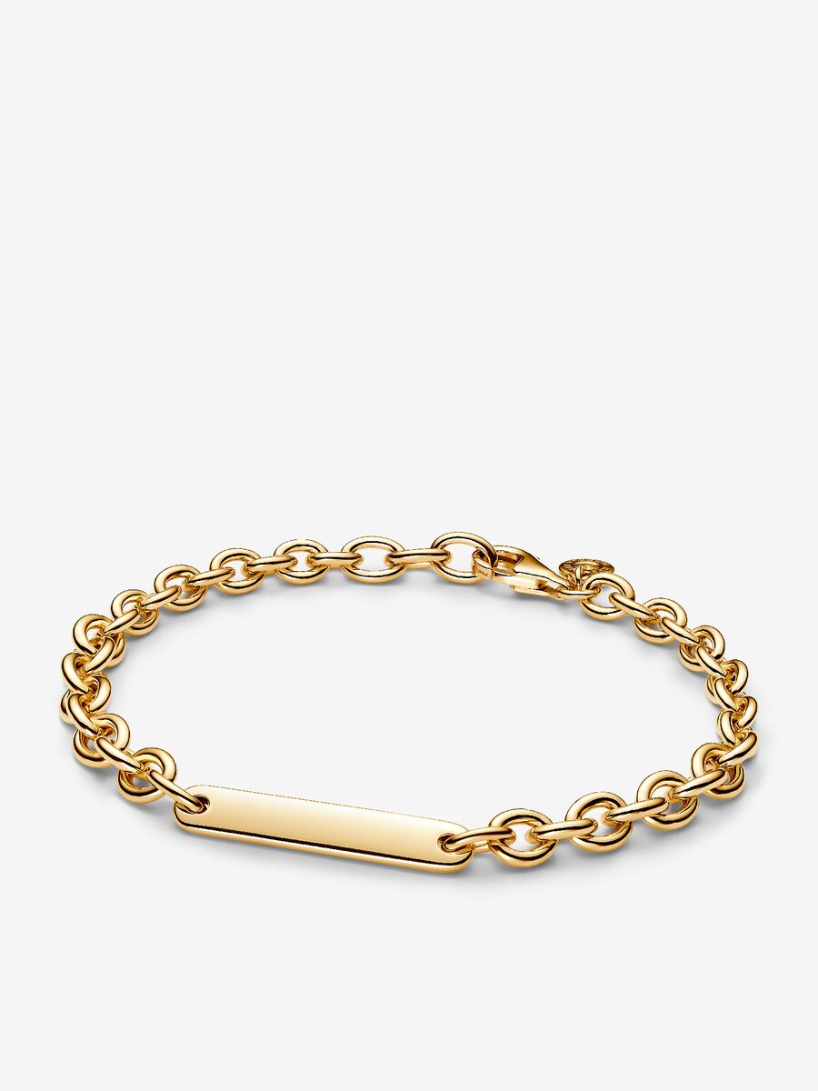 Engravable Bar Link Bracelet
