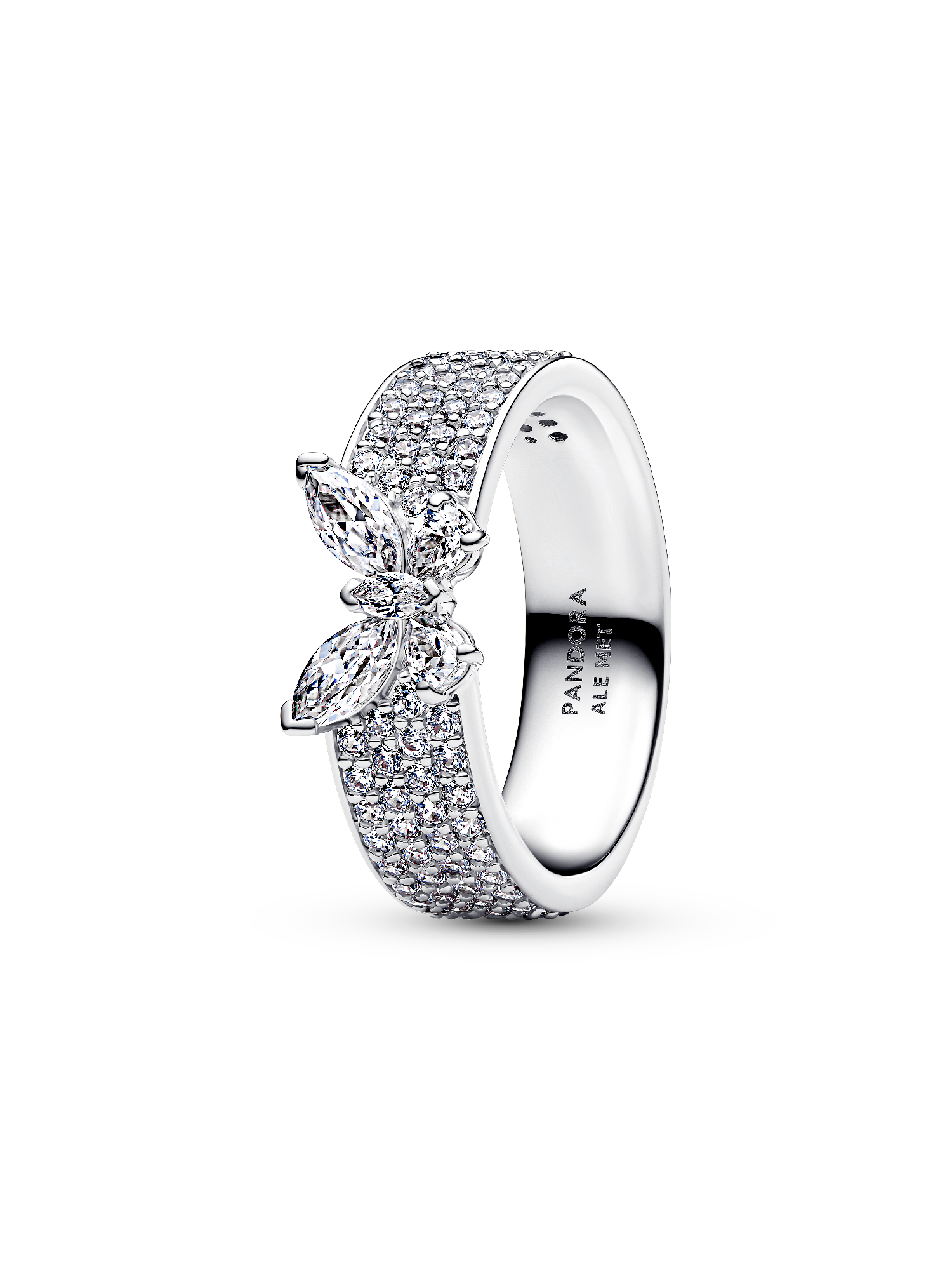 Sparkling Butterfly Bold Ring