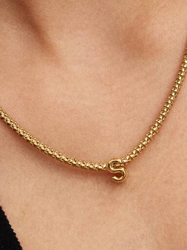 Letter S Alphabet Mini Charm
