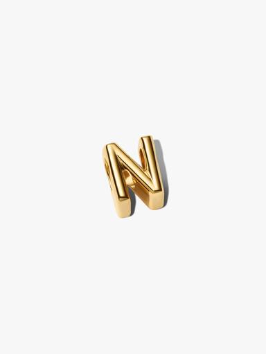 Letter N Alphabet Mini Charm