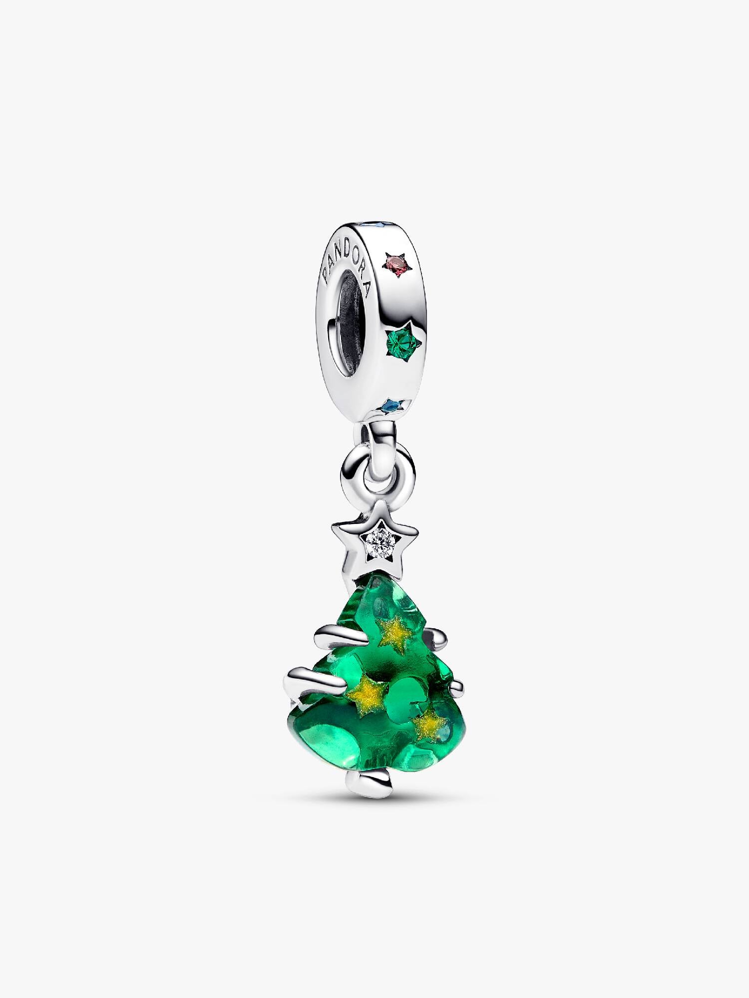 Sparkling Christmas Tree Dangle Charm