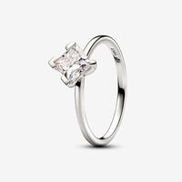 Pandora Nova 14k White Gold Lab-grown Diamond Ring | White gold | Pandora AU