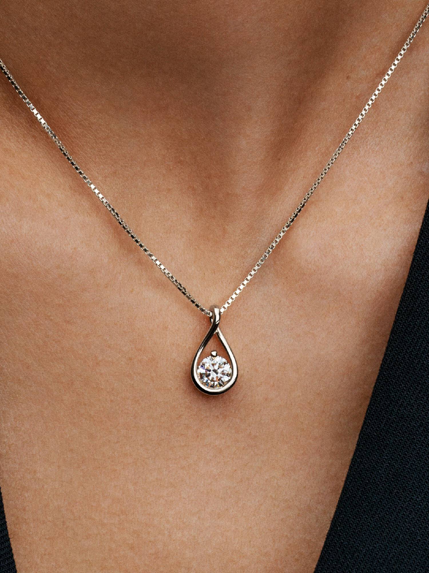 Pandora Infinite Lab-Grown Diamond Pendant Necklace
