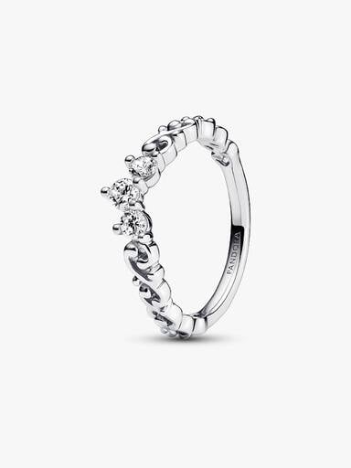 Regal Swirl Tiara Ring