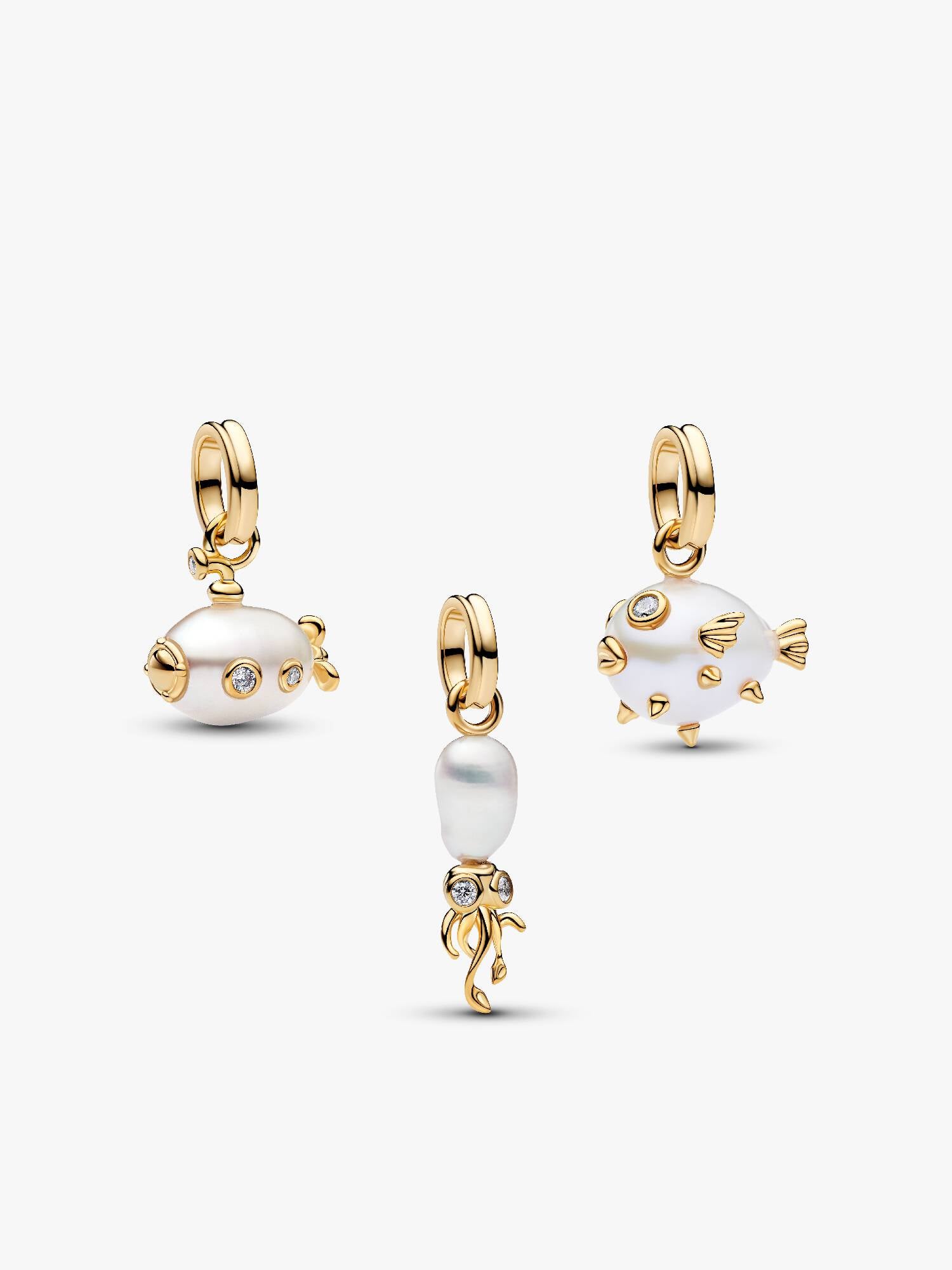 Ocean Lover Baroque Pearl Charm Set